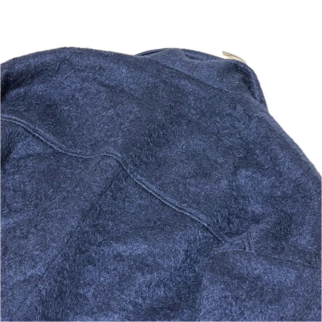 ✨極美品✨希少✨SHAREEF フランネル モヘア コクーンコート ネイビー 1