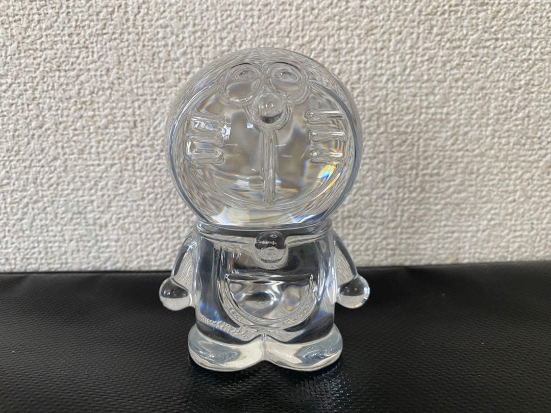 【バカラ×ドラえもん】クリスタルフィギュア 正規品 ガラス置物 インテリアに最適
